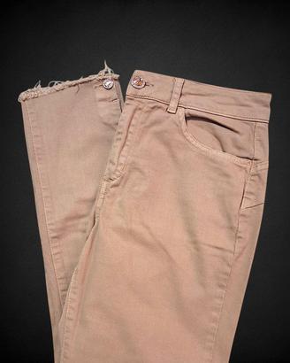 Liu Jo Jeans Donna 44 Beige Y2K Regular Fit