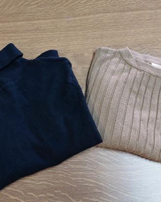 set 2 maglioncini zara 6/7 anni
