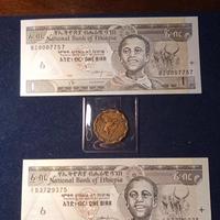 Etiopia 25 Cent 1936 King Haile Selassie + 2 Banco