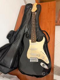 Chitarra elettrice con amplificatore