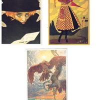 LOTTO N.8 CARTOLINE DI MANIFESTI PUBBLICITARI 1995