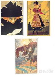 LOTTO N.8 CARTOLINE DI MANIFESTI PUBBLICITARI 1995