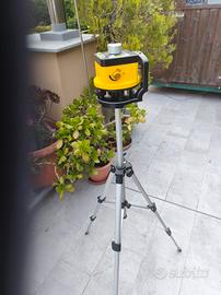 livella laser con cavalletto 