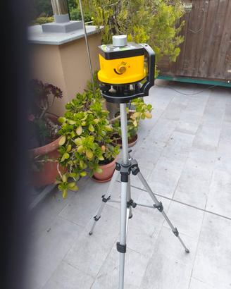 livella laser con cavalletto 
