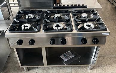 CUCINA GAS 6 FUOCHI ATA
