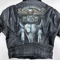 Giacca vintage Harley Davidson in pelle