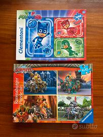Puzzle per bambini - Gormiti e PJ Masks