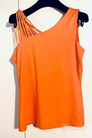 Top/Canottiera/maglietta color rosa salmone