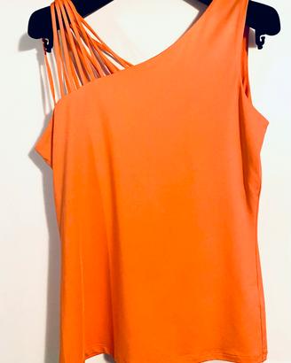 Top/Canottiera/maglietta color rosa salmone