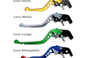 Coppia di Leve Freno Frizione Regolabili per Moto