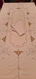 Tovaglia di lino beige
