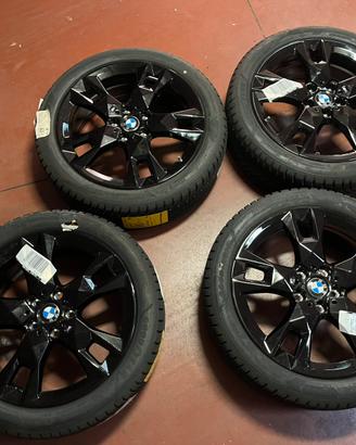 KIT GOMME +CERCHI INVERNALI NUOVE BMW ORIGINALI