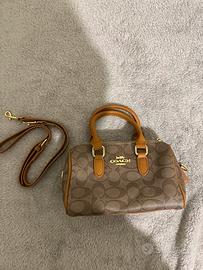 Borsetta coach marrone