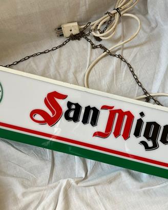 Insegna luminosa birra San Miguel