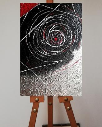 Quadro astratto moderno materico dipinto a mano