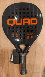 Racchetta padel Quad Wolf nuova con cartellino