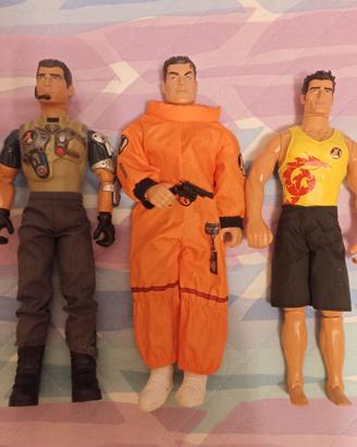 Lotto 3 Action Man Hasbro 1993/1996/2000