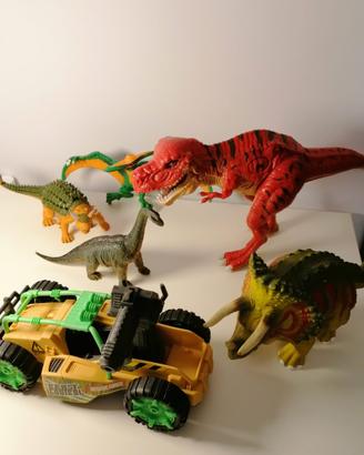 Dinosauri in plastica