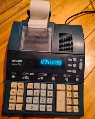 Calcolatrice scrivente Olivetti Logos 582