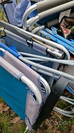  sedie pieghevoli  da cucire 