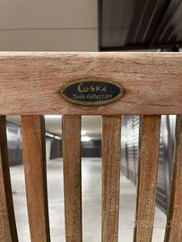 Sedie da Esterno in Teak