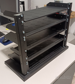Rack aperto 19" 9U, facile accessibilità