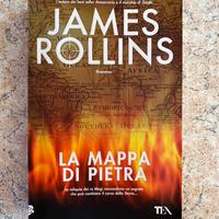 Libro romanzo “La mappa di pietra” di J. Rollins