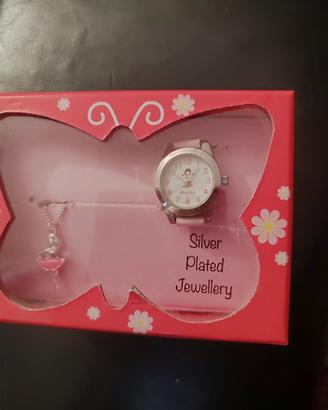Orologio bambina e catenina ballerina 