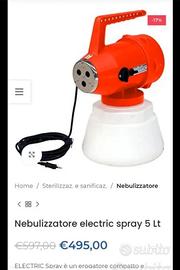 nebulizzatore ulv NUOVO