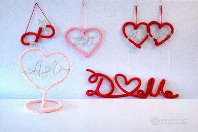 Cuori personalizzati con iniziali ❤️ San Valentino