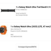 Samsung galaxy watch ultra  2025 47mm lte wifi