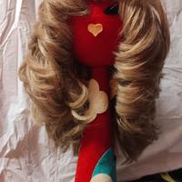 parrucca bionda donna