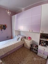 letto con armadio a ponte
