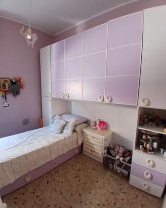 letto con armadio a ponte