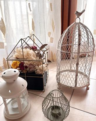 Set 4 oggetti decorativi per la casa o il giardino