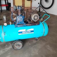 compressore d'aria 100 litri bicilindrico monofase