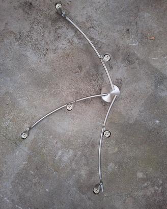 plafoniera a faretti orientabili 