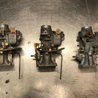 Tre Carburatori Fiat Weber e Holley 30icf 