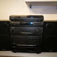 Sistema Hi-Fi vintage Philips AS405 + AK630 + gira