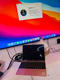 MacBook  A1534 12" mid  2015 ssd 256 gb 8 gb ram