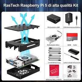 RasTech Raspberry Pi 5 8GB Kit 64GB