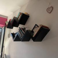 Mensole zig-zag IKEA nere (2 pz) – €50