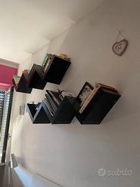 Mensole zig-zag IKEA nere (2 pz) – €50