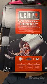 Weber Rapidfire Chimney Starter Set