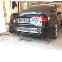 DIFFUSORE AUDI A5 B8 B81 COUPE CABRIO 11-16 LOOK R