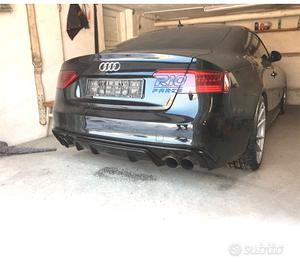 DIFFUSORE AUDI A5 B8 B81 COUPE CABRIO 11-16 LOOK R