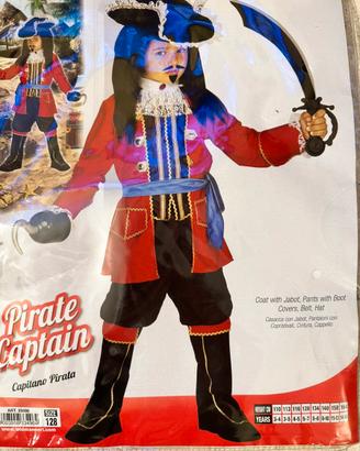 Maschera pirata per 7 anni