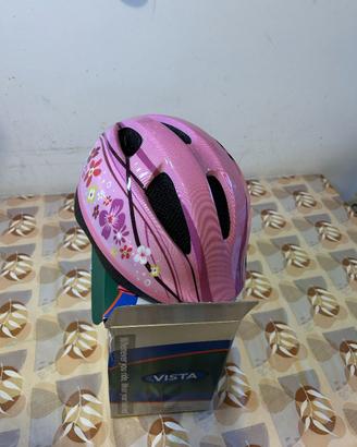 casco bambina pattini bicicletta