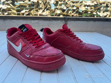 🔥 Nike Air Force 1 Rosse – Stile Urban Unico 🔥
