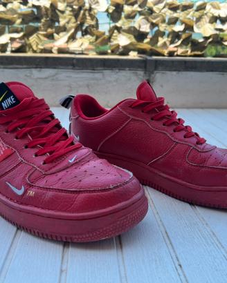 🔥 Nike Air Force 1 Rosse – Stile Urban Unico 🔥